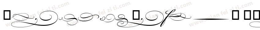 Bickham Script MM Regular字体转换